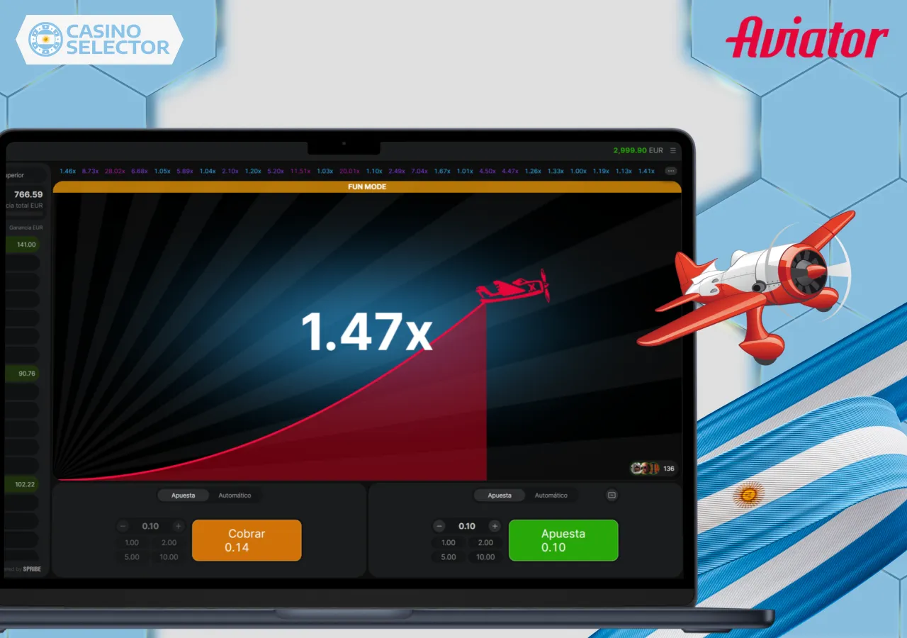 Introducción a Aviator con descripción del concepto del juego y su interfaz.